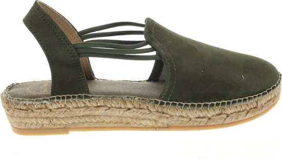 Toni Pons Nuria Espadrilles groen Suede - Dames - Maat 37