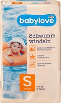 babylove Baby zwemluiers  Maat S, 4-9 kg, 12 stuks
