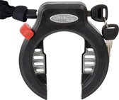 Antivol de cadre Dresco Bicycle Lock avec chaîne enfichable 90 / 5.5 - Noir