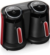 Arzum OK006-N OKKA MINIO DUO (2 Cezve ) - Turkse Koffiezetapparaat, RED, 2X Groeter