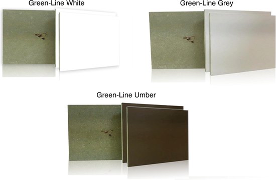 Panneau de peintre MusPanel Green-line Gris - 30x30 cm pack de 2