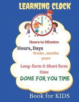 Learning Clock Book For Kids