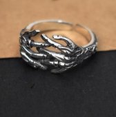 Ring Hands | unisex |zilveren ring| cadeau voor haar | ring mannen |