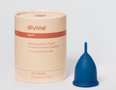DivineCup menstruatiecup - Sailor Blue - maat S - soft