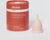 DivineCup menstruatiecup - Pretty in Pink - maat L - hard