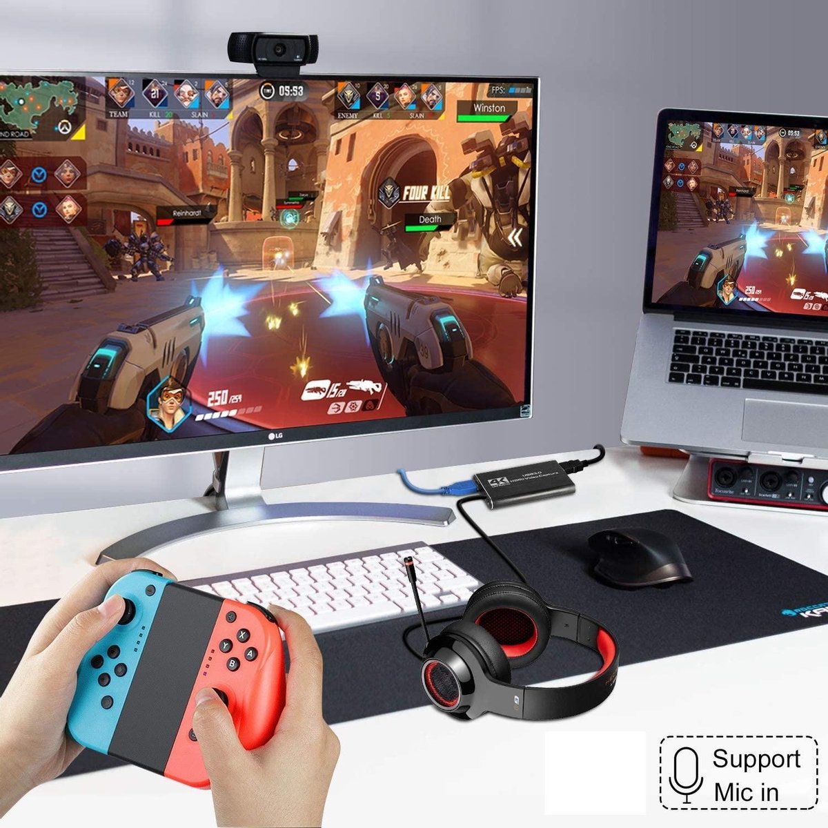 DrPhone HVC 4K Capture Card USB 3.0 - 1080P 60fps thumbnail 3
