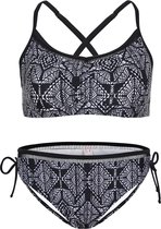 Bikini classic met kant detail - Black square 170-176