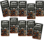 Widex | Hoortoestel batterijen | 10 pakjes | 60 batterijen | Bruine sticker | P312 | gehoorapparaat