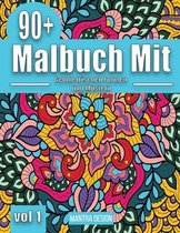 90+ Malbuch mit geometrischen Formen und Mustern - Vol. 1 (Malbuch fur Erwachsene)