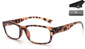 LC Eyewear Computerbril - Blauw Licht Bril - Blue Light Glasses - Beeldschermbril - Unisex - Leopard - Design