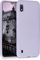 kwmobile telefoonhoesje geschikt voor Samsung Galaxy A10 - Hoesje voor smartphone - Back cover in lavendel