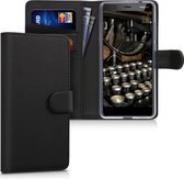 kwmobile telefoonhoesje voor Nokia 5.1 (2018) - Hoesje met pasjeshouder in zwart - Wallet case