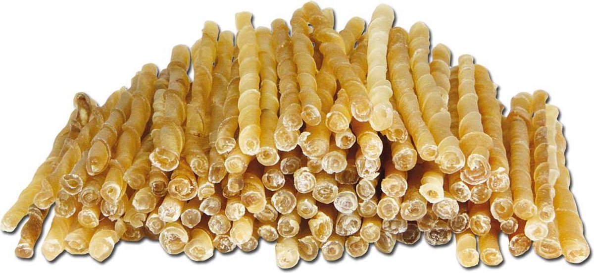 Rund Kauwstaafjes 1 kilo 7-8mm Kauwstaven - Runderhuid - Hondensnack - Kauwbotten - Rollsticks - Hondenbot