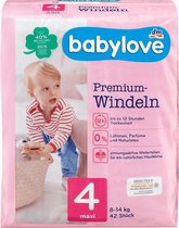 babylove Premium luiers - maat 4 Maxi -8-14 kg (42 stuks)