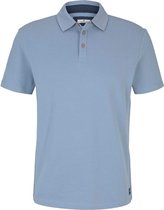 Tom Tailor Korte mouw Polo shirt - 1025431 Bleu (Maat: L)