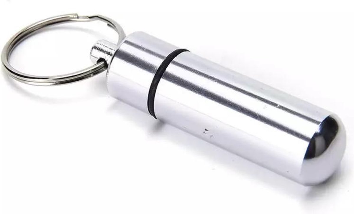 Waterdichte Sleutelhanger - Medicatie Pillenkoker - Medicijnkoker