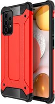 Samsung Galaxy A52 / A52S Hoesje Shock Proof Hybride Back Cover Rood