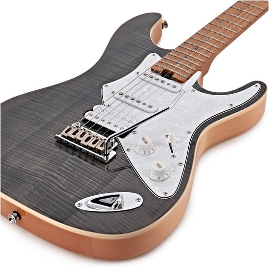 Aria Pro II Hot Rod Collection 714-MK2 Fullerton Black Diamond elektrische gitaar