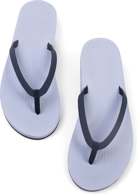 Indosole Flip Flop Color Combo - Maat 39/40 - Teenslippers - Zomer slippers - Dames - Blauw
