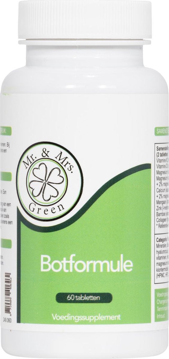 Goedkoopste Bot Formule (Tabletten), met vitamine D ter ondersteuning van botten en tanden