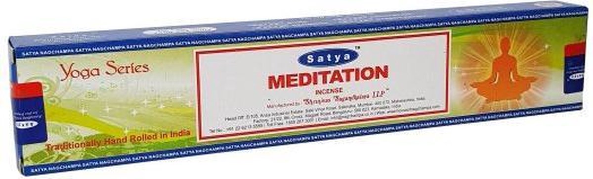 Satya Nag Champa Meditation Wierook 15gr. los pakje zwart