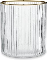 vtwonen - Decoratief Glas - Gelijnd reliëf