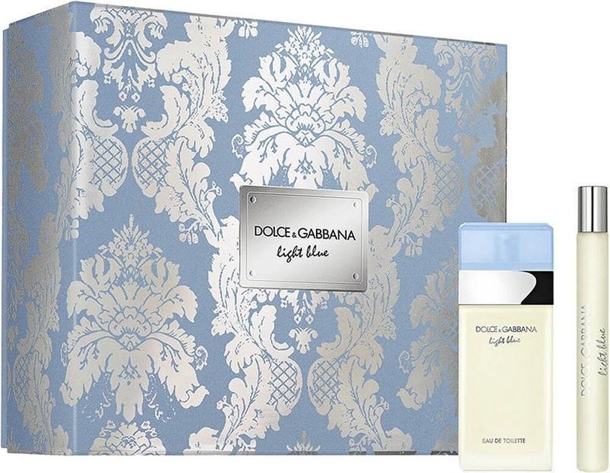 Dolce & Gabbana Light Blue Giftset - 25 ml eau de toilette spray + 10 ml eau de toilette tasspray - cadeauset voor dames