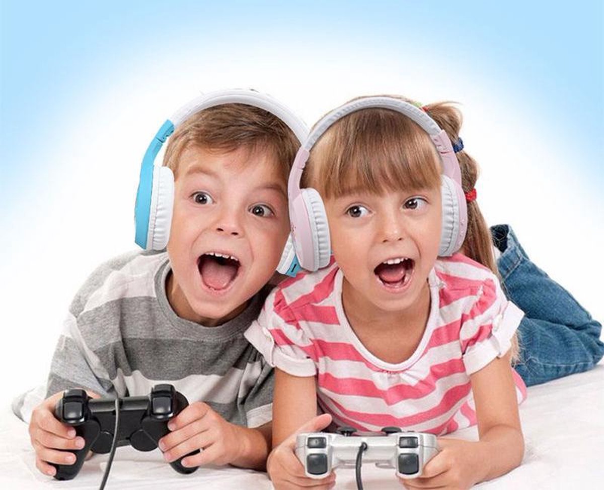 Headset met Microfoon voor Kinderen, Koptelefoon voor Nintendo Switch, PlayStation, XBOX, tablet etc. thumbnail 5
