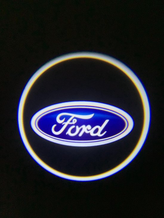 Auto Logo Projector - Portier verlichting - Ford - Draadloos - 2 stuks - Led Lamp - ToolmastersXL