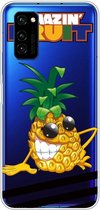Voor Huawei Honor V30 Painted TPU beschermhoes (ananas)