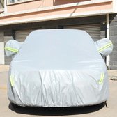 PVC Anti-stof Sunproof Hatchback Autohoes met waarschuwingsstrips, past op auto's tot 3,7 m (144 inch) in lengte