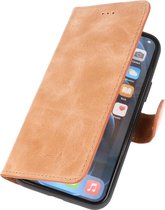 Galata en cuir pour iPhone 12 (Pro) Galata - BookCase - Marron antique