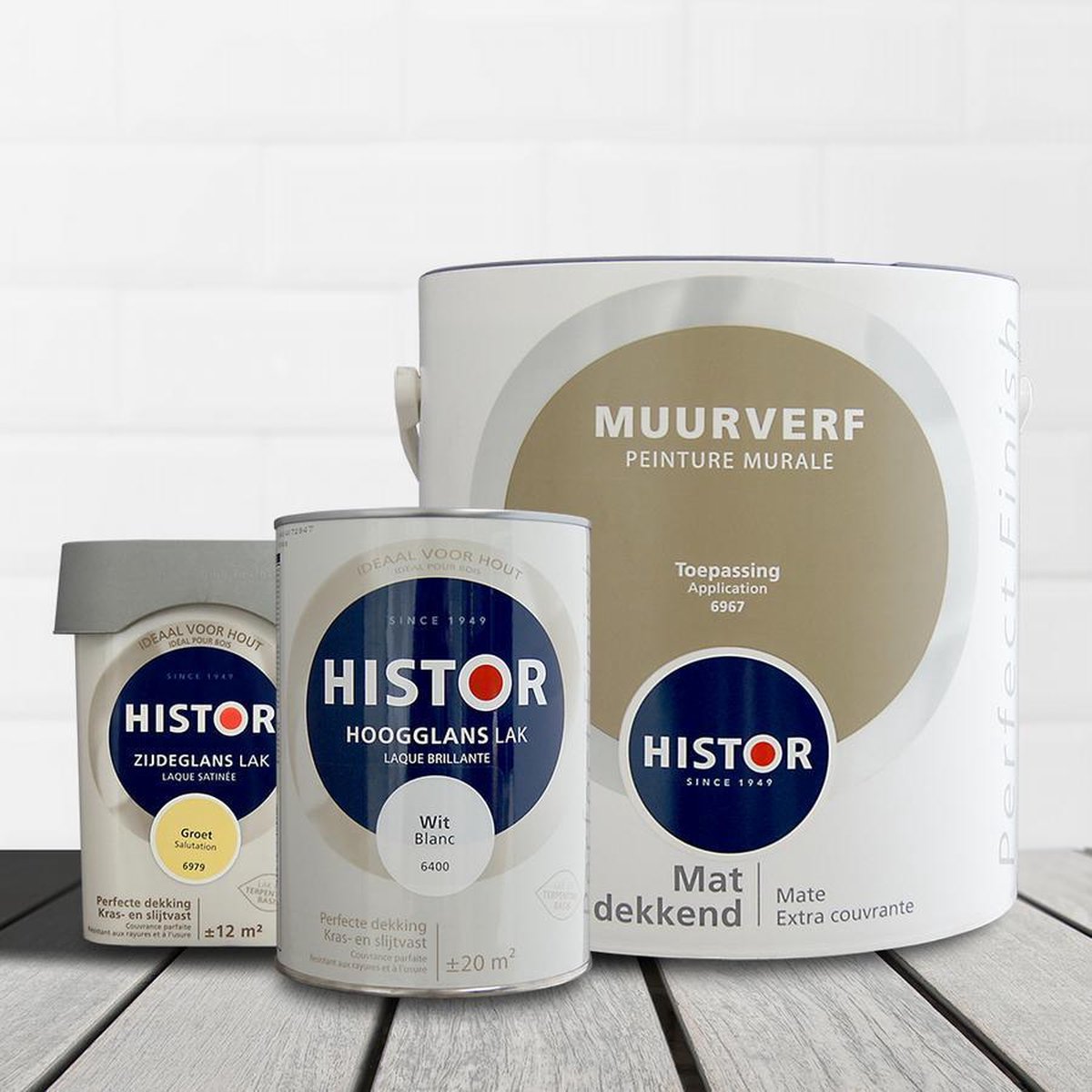 Histor Perfect Finish Lak Zijdeglans 0,25 liter - Ivoor – foto 3