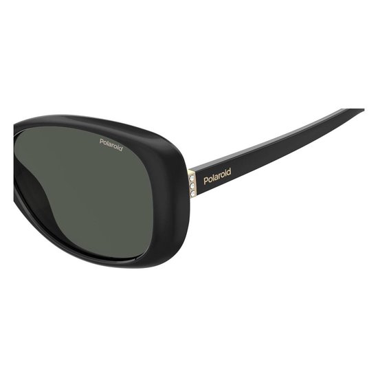 Polaroid Zonnebril Pld 4097/s 085 Dames 58 Mm Zwart/grijs — afbeelding 3