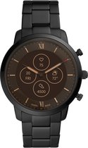 Fossil Neutra Hybrid HR FTW7027 Smartwatch Heren - 45 mm - Zwart