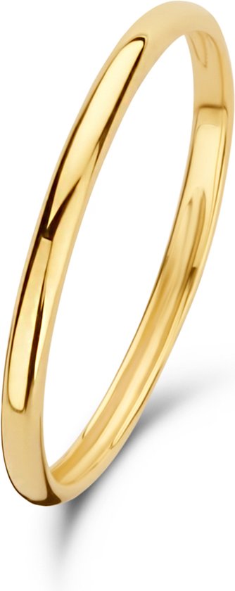 Isabel Bernard Rivoli Solene 14 karaat gouden stacking ring (Maat: - Goudkleurig