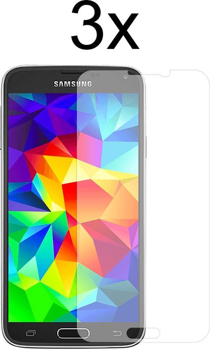 Samsung S5 Screenprotector - Samsung galaxy S5 Screen Protector Glas - 3 stuks