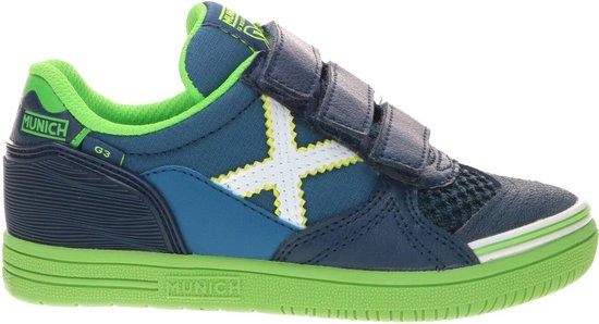 Munich jongens sneakers Blauw Maat 34 bol