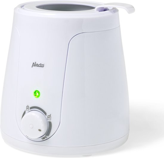 Alecto BW-70 - Flessenwarmer geschikt voor ieder flesje en potje - Snel en gemakkelijk in gebruik - Wit