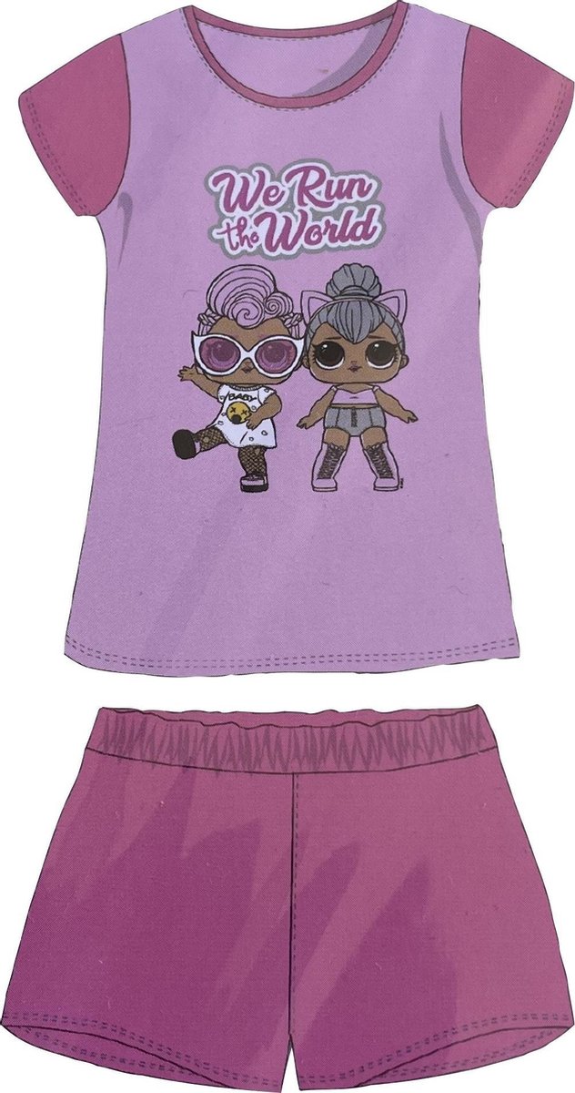 L.O.L. Surprise korte pyjama shortama - 98-104 - kinderpyjama