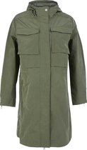 River Woods Parka met capuchon in groen