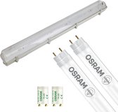 OSRAM - LED TL Armatuur met T8 Buis - SubstiTUBE Value EM 830 - Igory Hari - 150cm Dubbel - 38.2W - Warm Wit 3000K