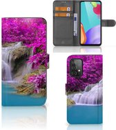 Wallet Bookcase Samsung Galaxy A52 5G Enterprise Editie | A52 4G Telefoonhoesje Waterval