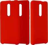 Effen kleur Vloeibare siliconen valbestendige beschermhoes voor Geschikt voor Xiaomi Redmi K20 / K20 Pro / Mi 9T / Mi 9T Pro (rood)