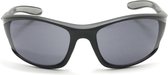 LYON NOIR - Matt Zwart Sportbril met UV400 Bescherming - Unisex & Universeel - Sportbril - Zonnebril voor Heren en Dames - Fietsaccessoires
