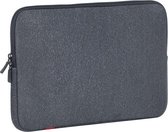 Rivacase AntiShock Neopreen Sleeve Geschikt voor Laptop 15 inch  - Dark Gray