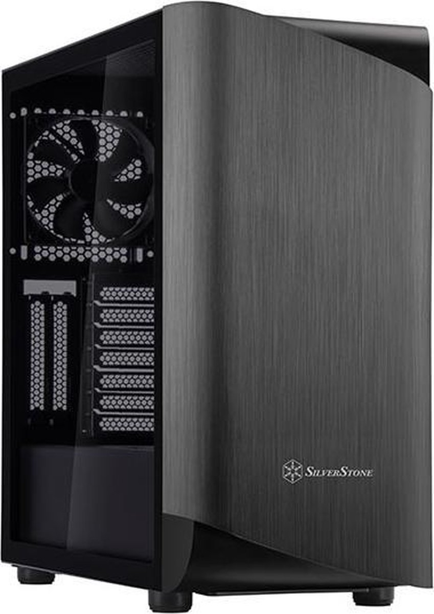 SilverStone SETA A1 tower behuizing 2x USB-A 3.2 (5 Gbit/s), 1x USB-C 3.2 (10 Gbit/s), Window-kit