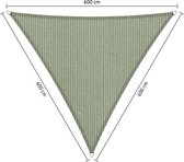 Shadow Comfort® Gelijkzijdige driehoek schaduwdoek - UV Bestendig - Zonnedoek - 600 x 600 x 600 CM - Moonstone Green