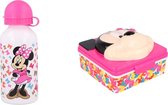 Minnie Mouse -  lunchbox / broodtrommel  3D (incl. aluminium drinkbeker van 400ml)