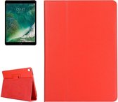 Voor iPad Pro 10,5 inch Litchi Texture 2-voudige horizontale flip lederen tas met houder (rood)